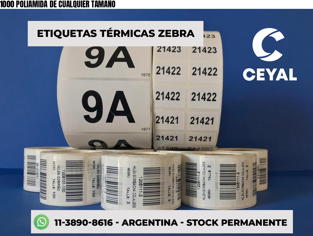 1000 POLIAMIDA DE CUALQUIER TAMAÑO
