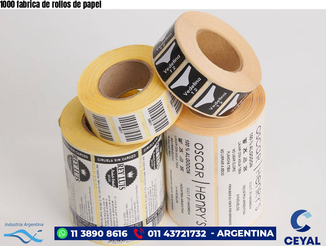 1000 fabrica de rollos de papel