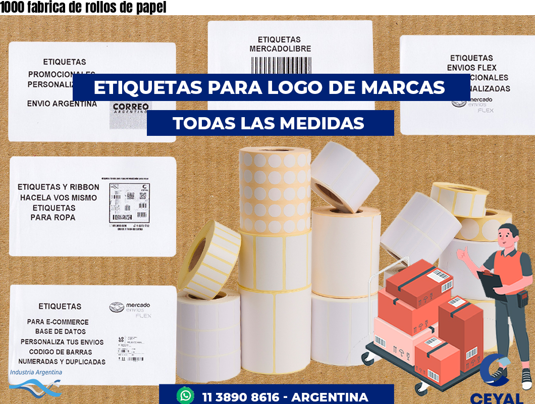 1000 fabrica de rollos de papel