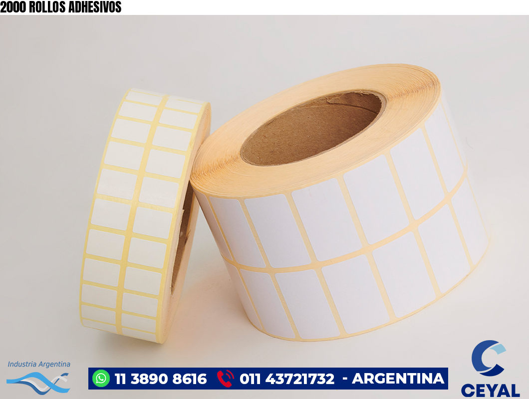 2000 ROLLOS ADHESIVOS