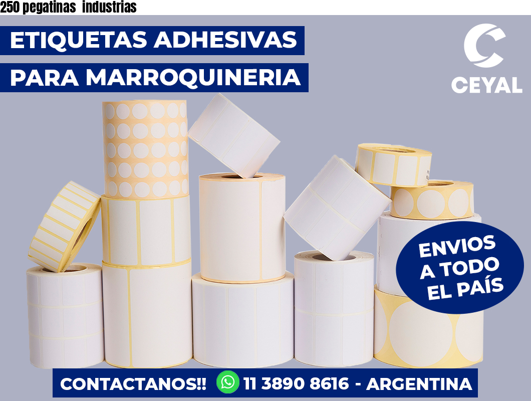 250 pegatinas industrias