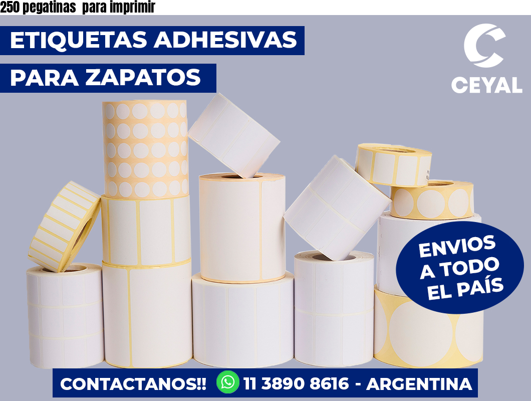 250 pegatinas para imprimir