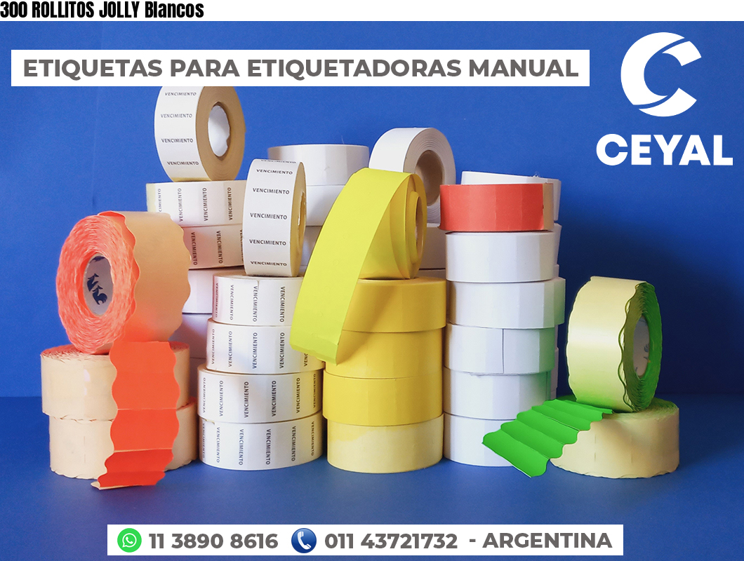 300 ROLLITOS JOLLY Blancos