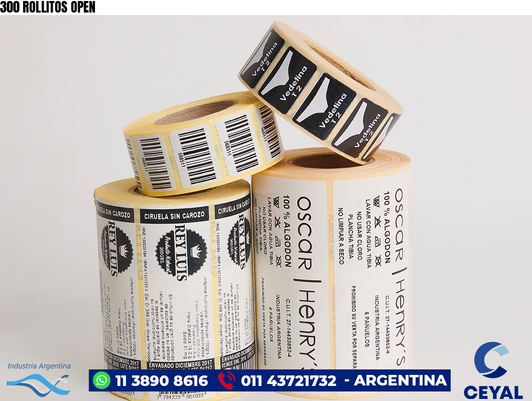 300 ROLLITOS OPEN