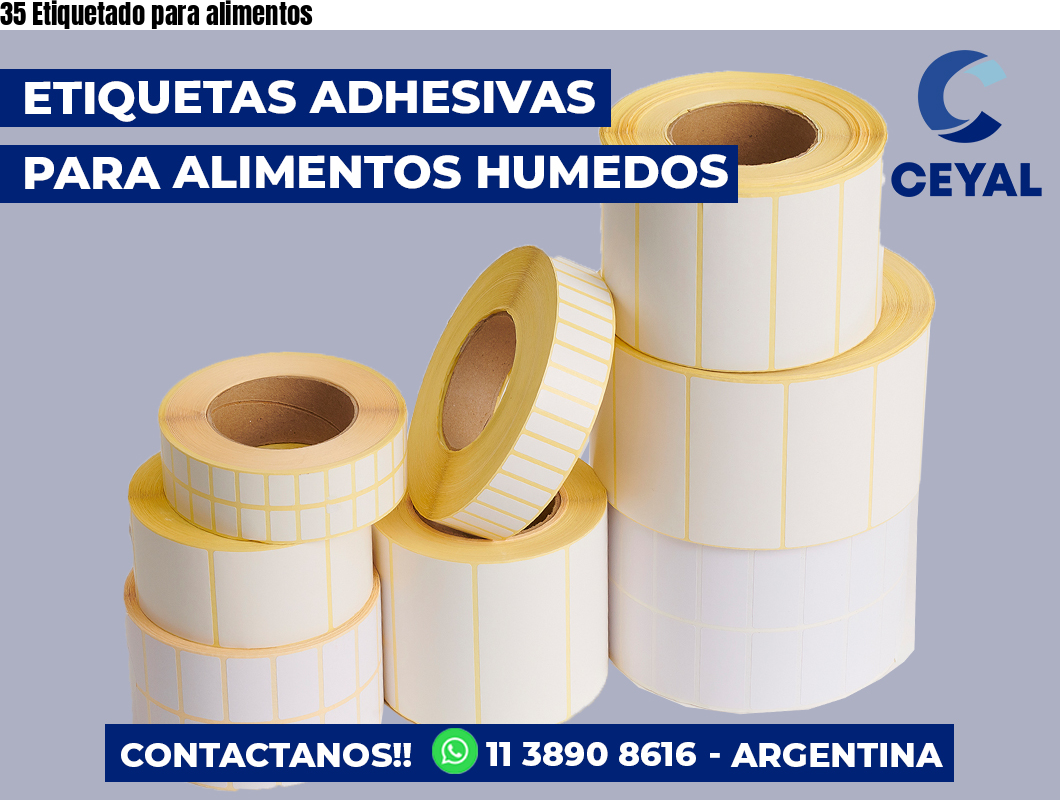 35 Etiquetado para alimentos