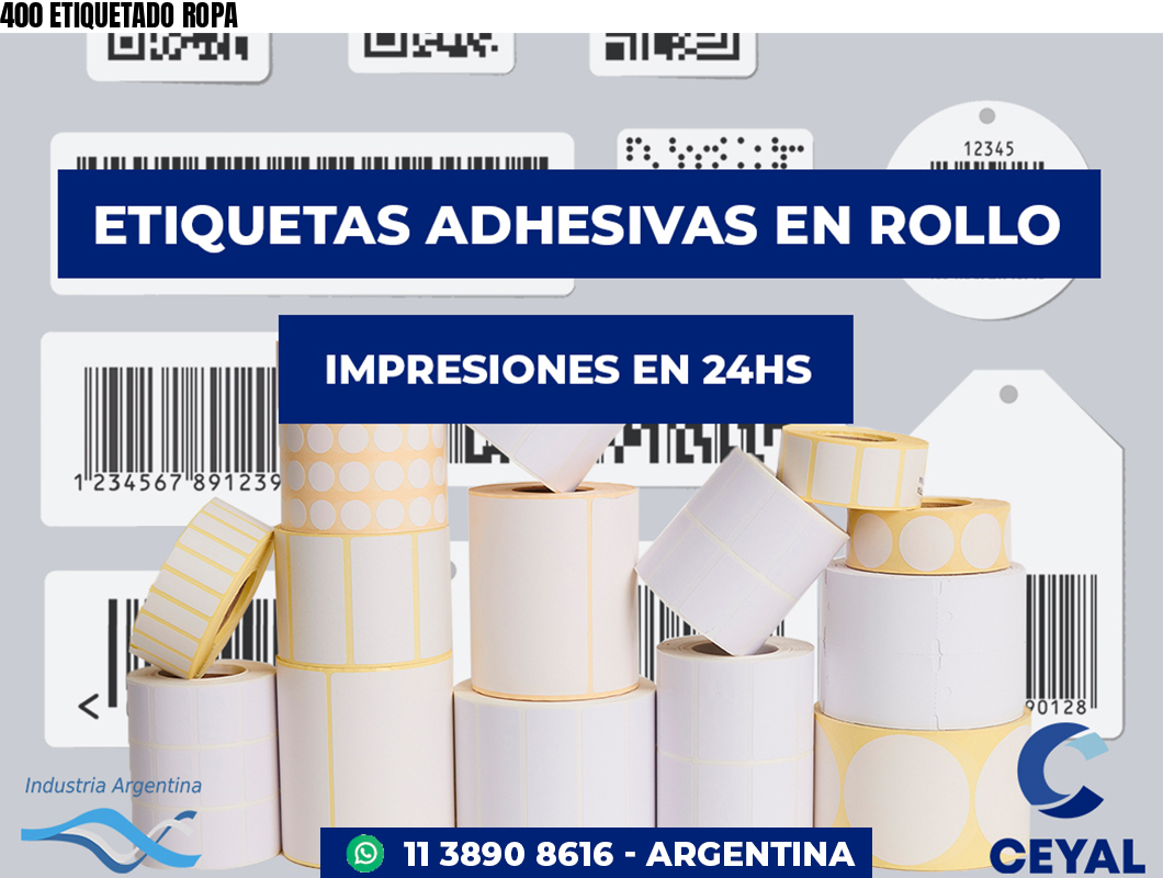 400 ETIQUETADO ROPA