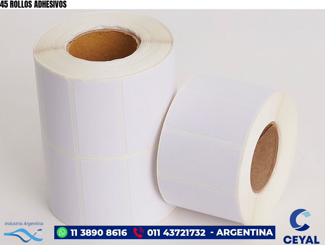 45 ROLLOS ADHESIVOS