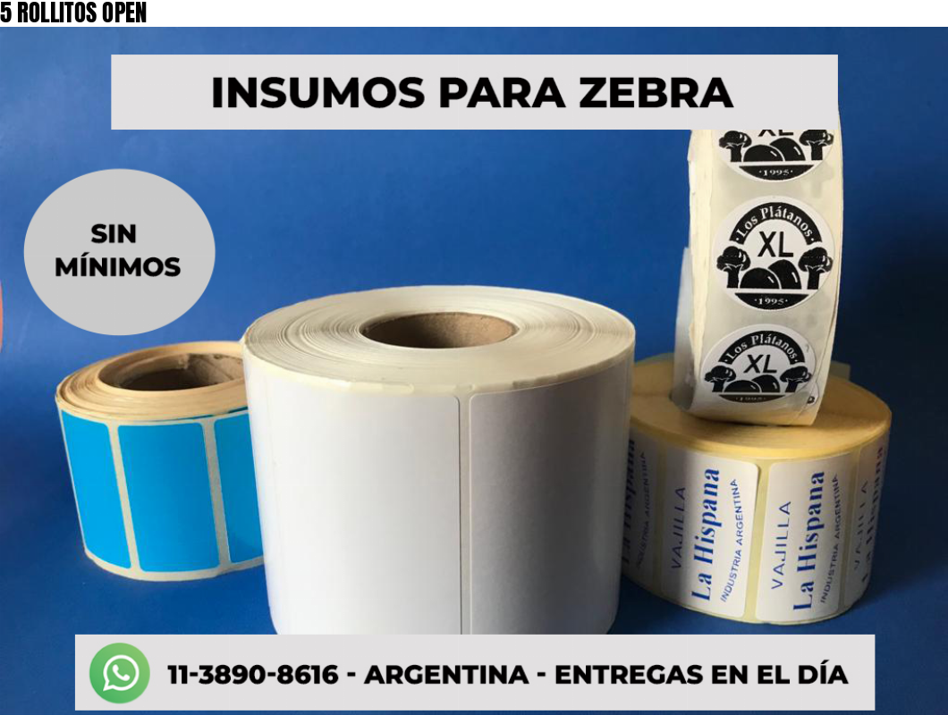 5 ROLLITOS OPEN