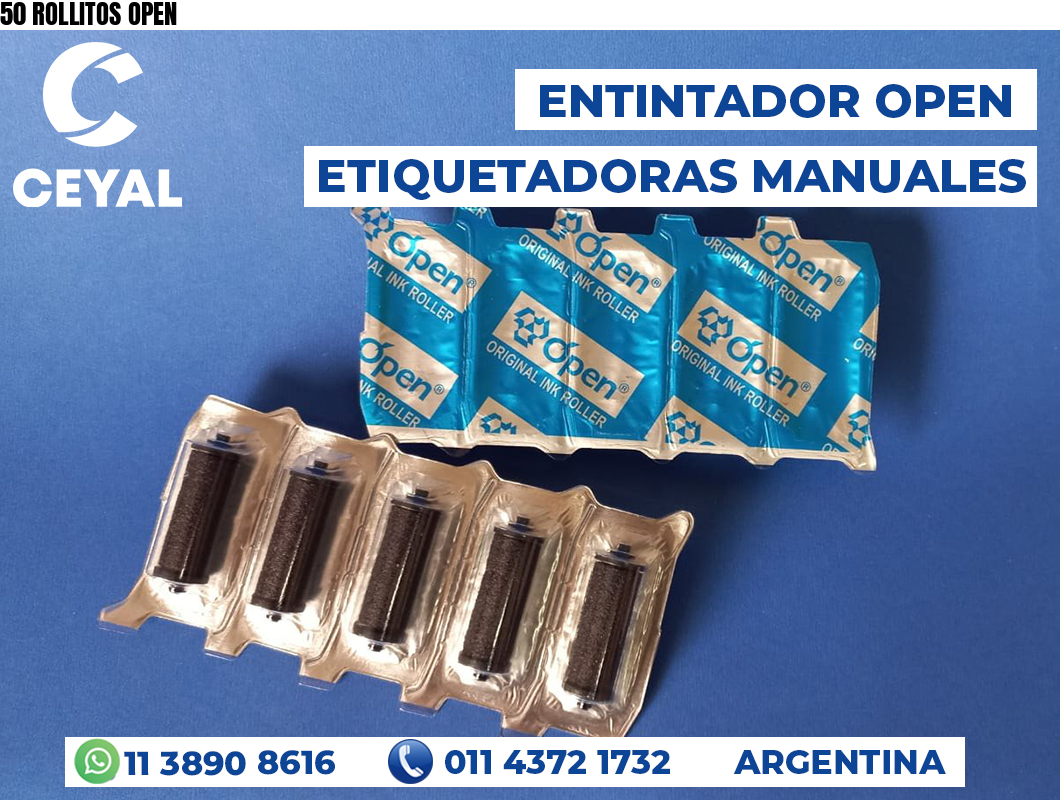 50 ROLLITOS OPEN