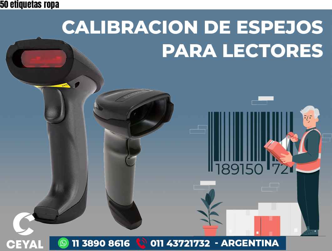 50 etiquetas ropa