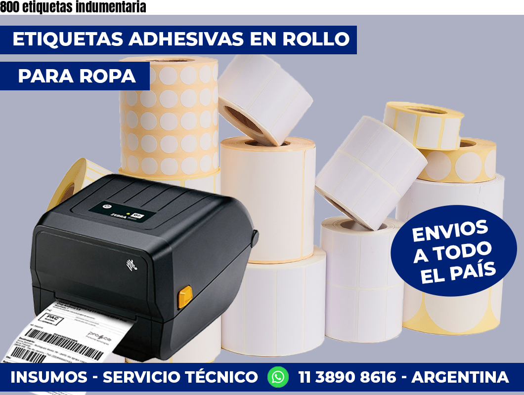 800 etiquetas indumentaria