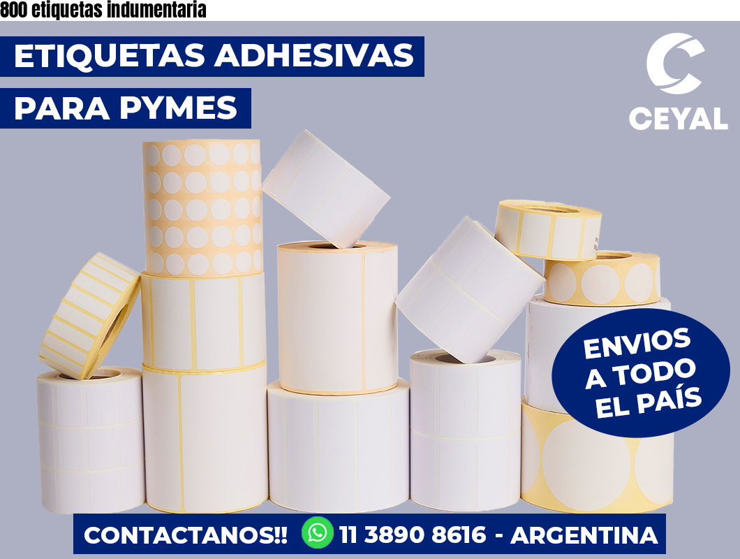 800 etiquetas indumentaria