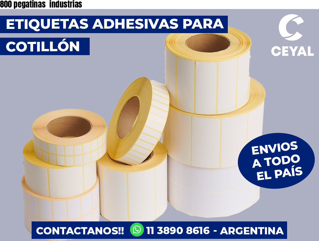 800 pegatinas industrias