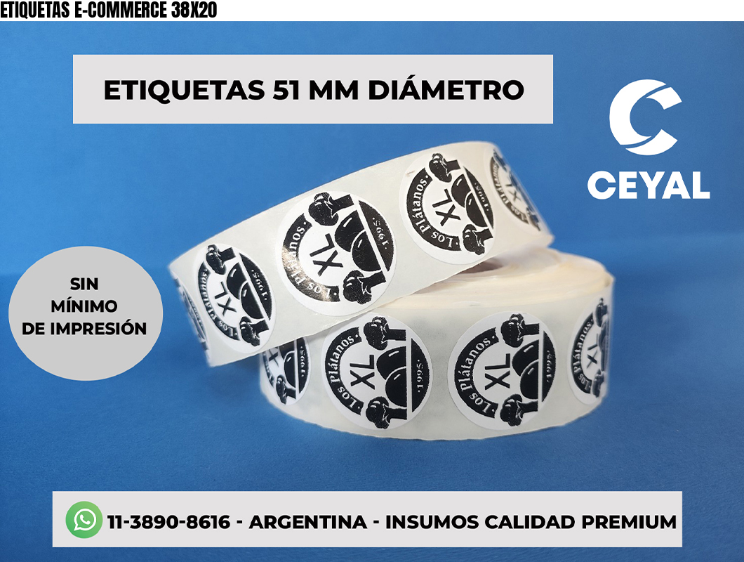 ETIQUETAS E-COMMERCE 38X20