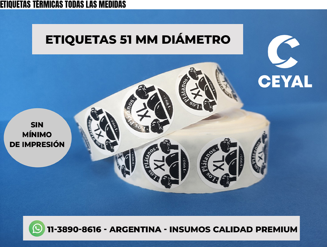 ETIQUETAS TÉRMICAS TODAS LAS MEDIDAS