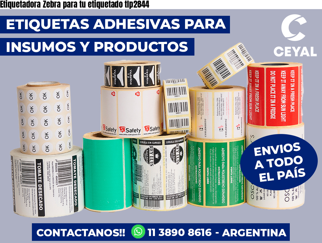 Etiquetadora Zebra para tu etiquetado tlp2844
