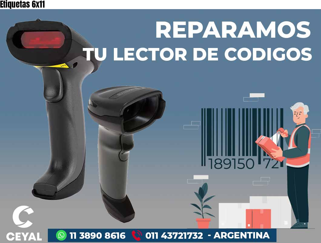 Etiquetas 6x11