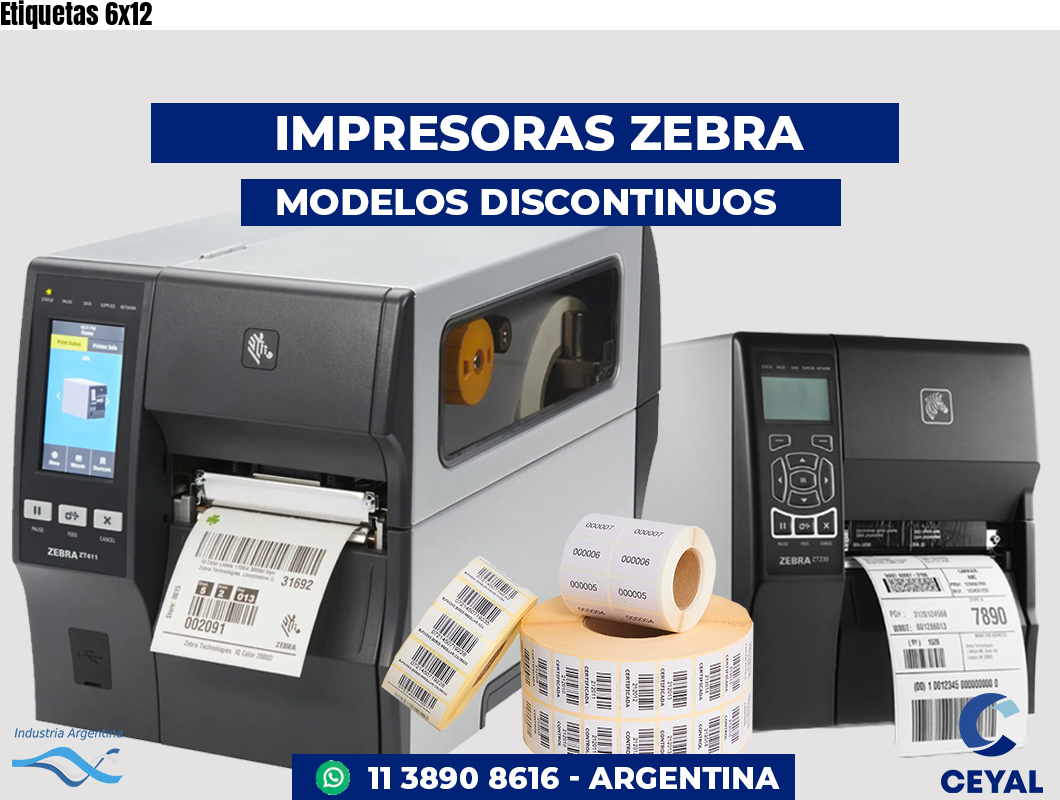 Etiquetas 6x12