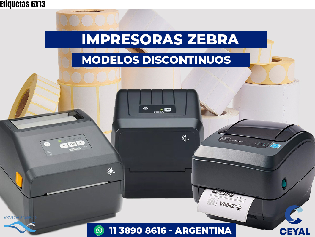 Etiquetas 6x13