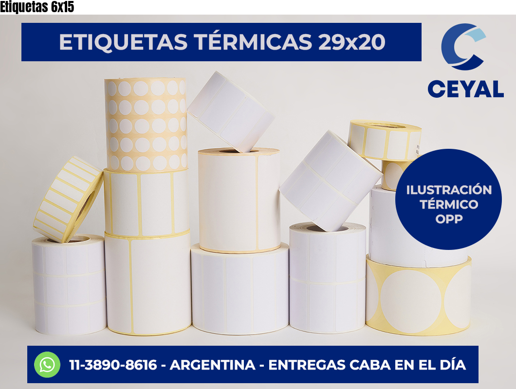 Etiquetas 6×15