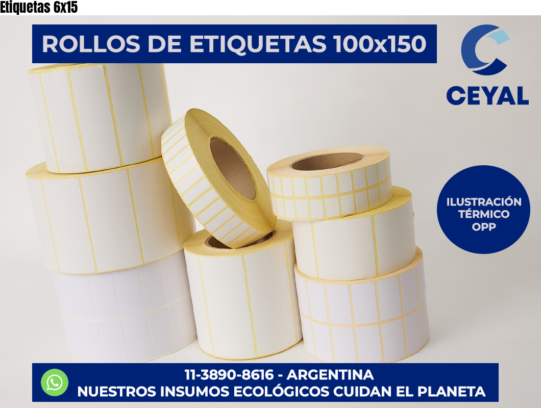 Etiquetas 6×15