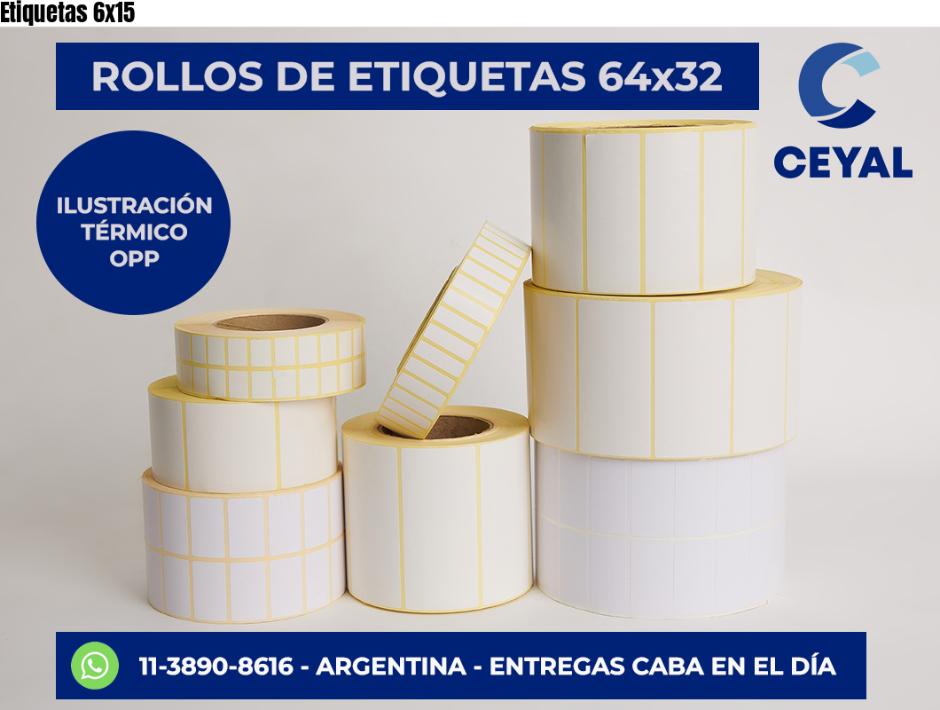 Etiquetas 6×15