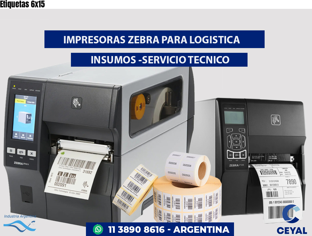 Etiquetas 6x15