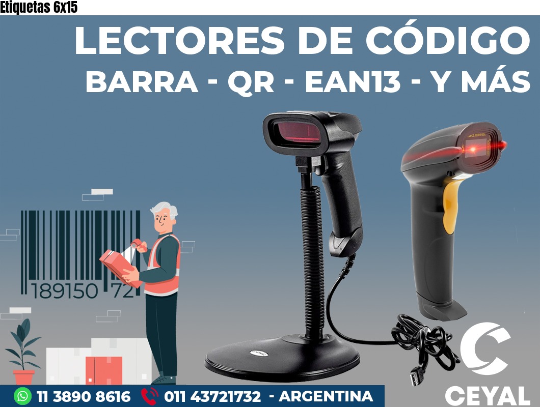Etiquetas 6x15