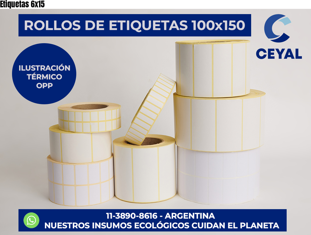 Etiquetas 6×15