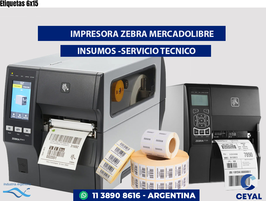 Etiquetas 6x15