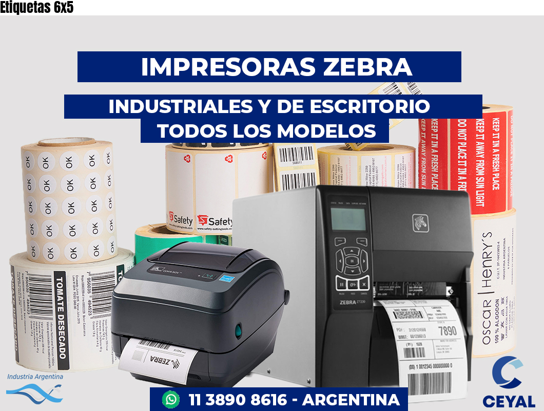 Etiquetas 6x5
