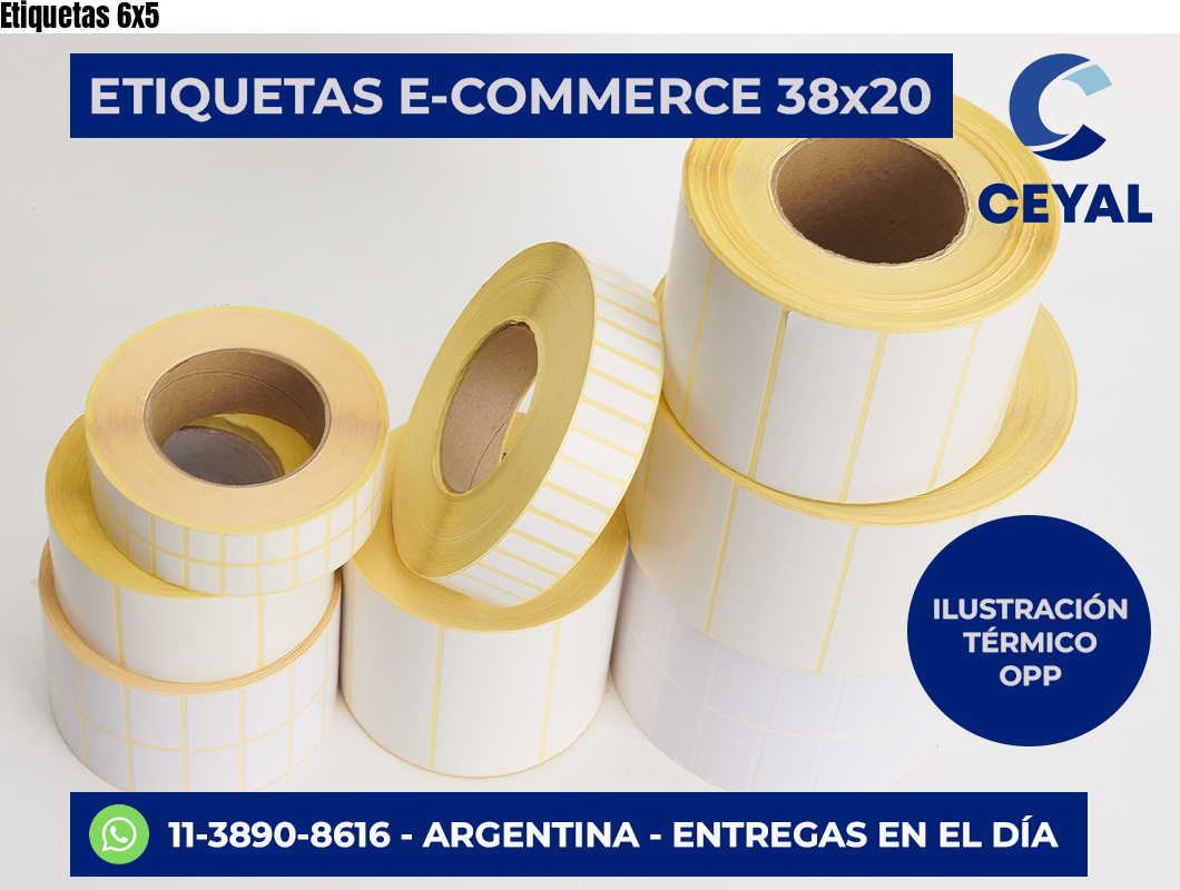 Etiquetas 6×5