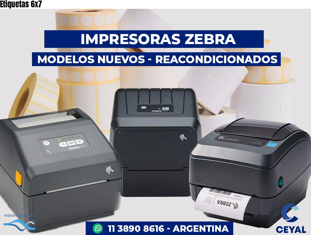 Etiquetas 6x7