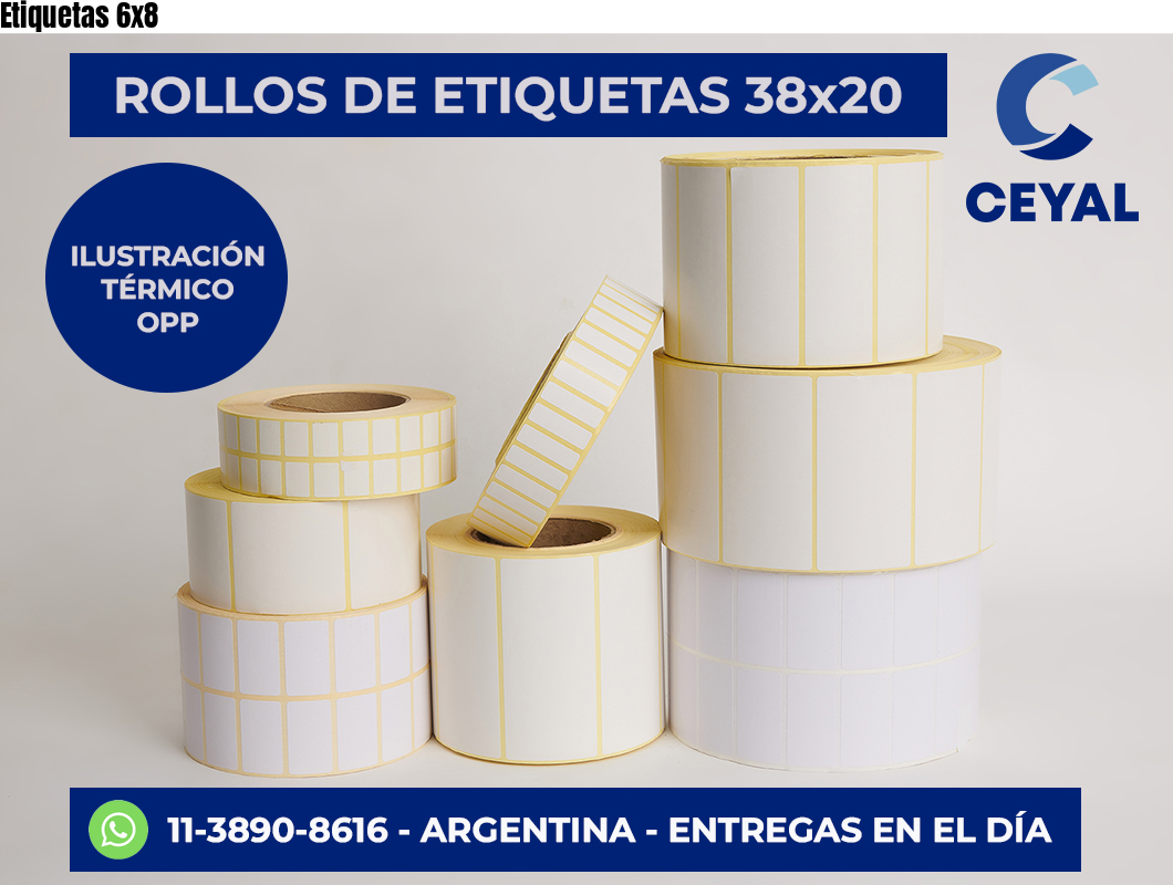 Etiquetas 6×8