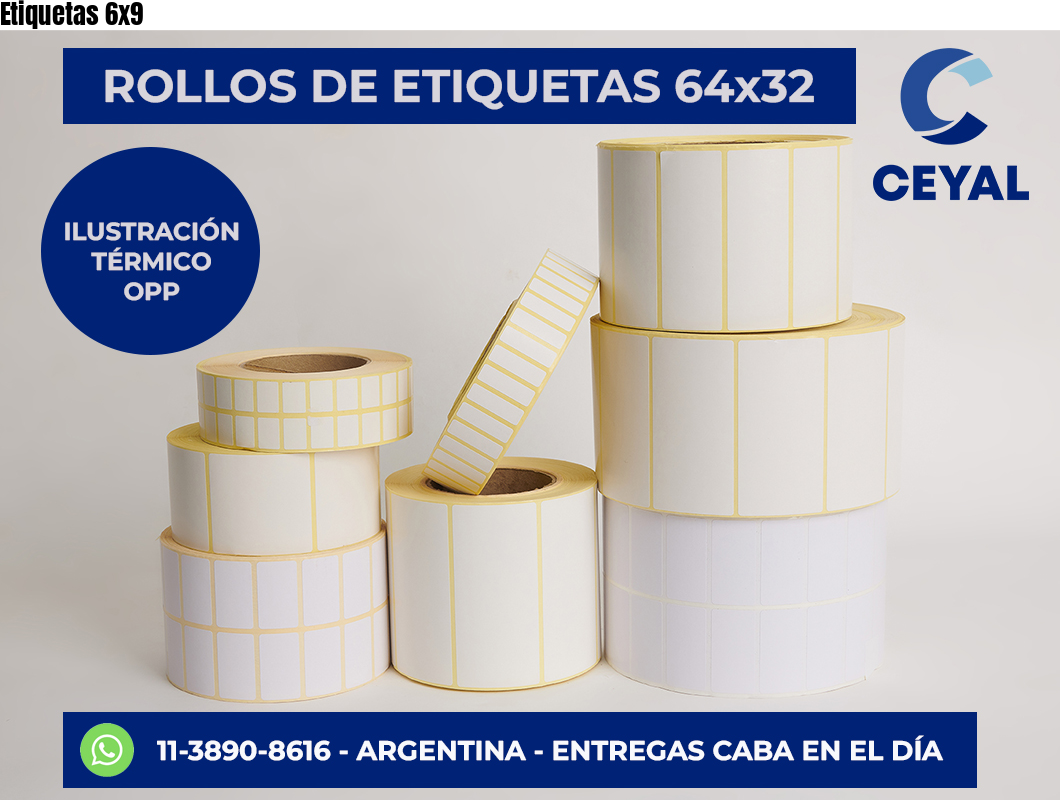 Etiquetas 6×9