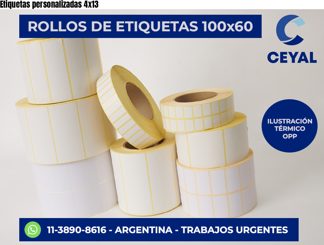 Etiquetas personalizadas 4×13
