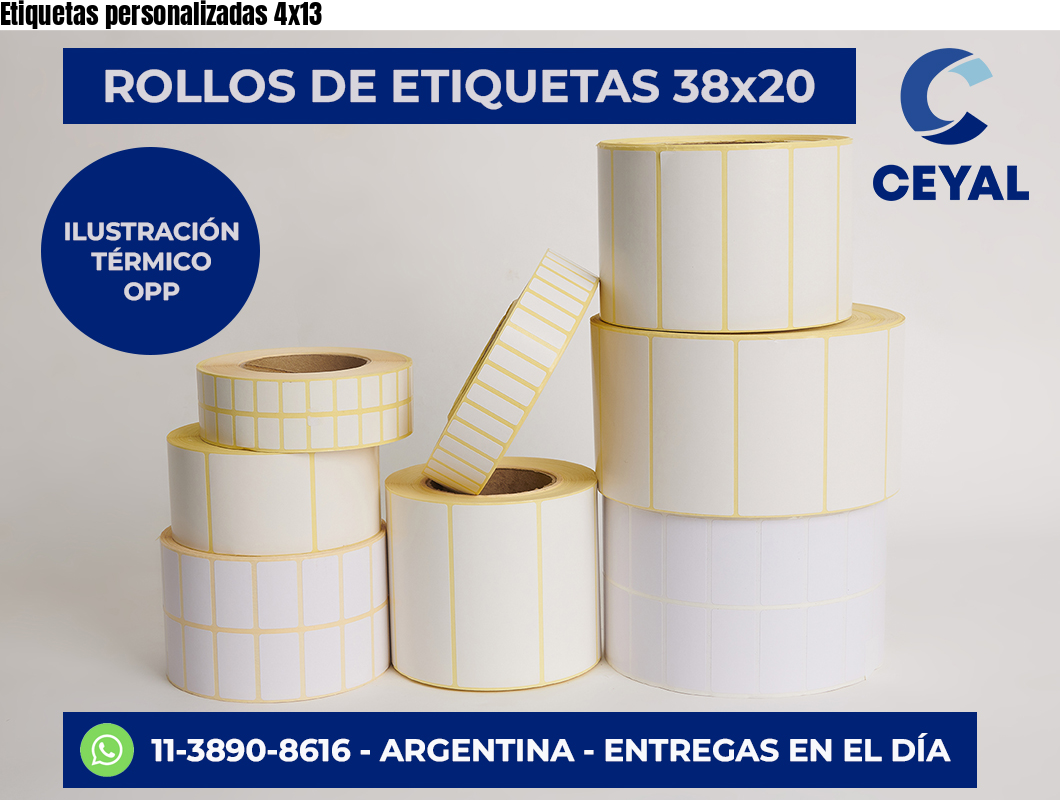 Etiquetas personalizadas 4×13