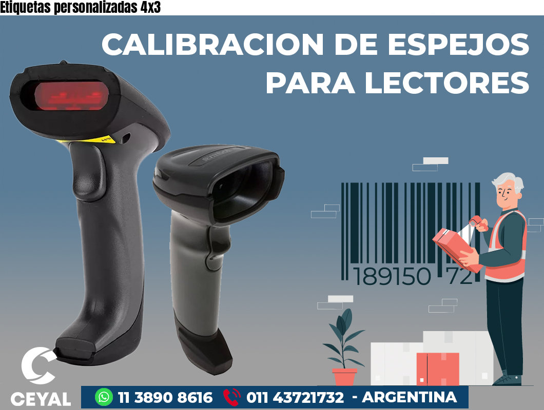 Etiquetas personalizadas 4x3