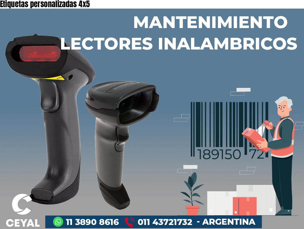 Etiquetas personalizadas 4x5
