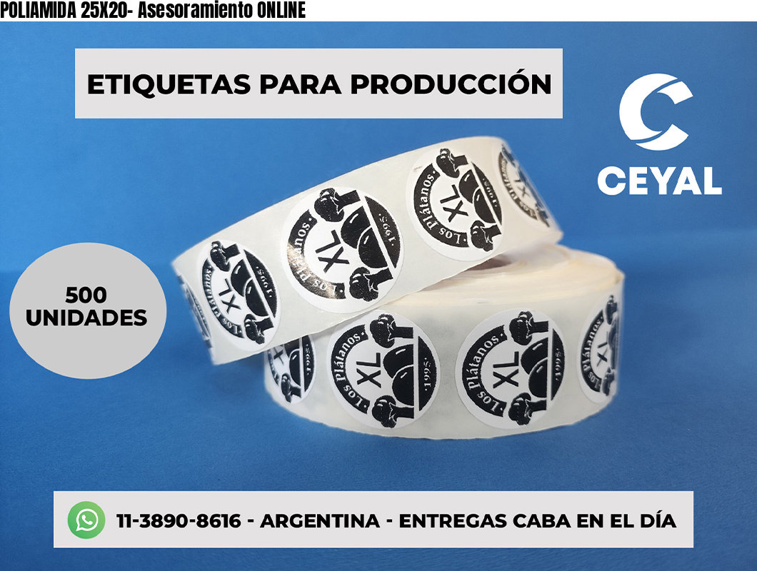 POLIAMIDA 25X20- Asesoramiento ONLINE