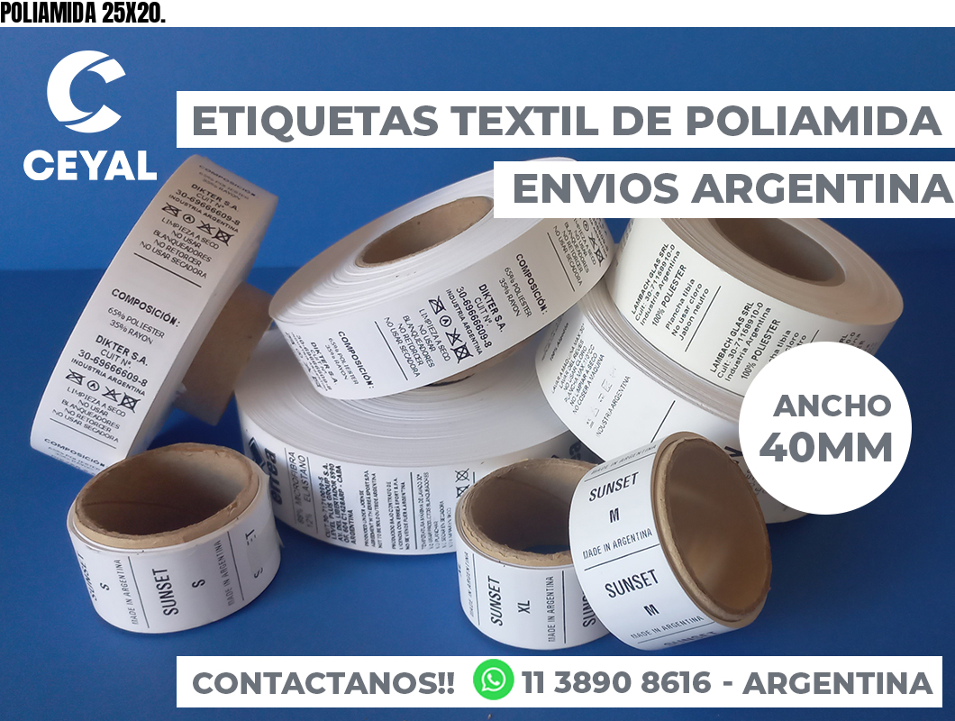 POLIAMIDA 25X20.