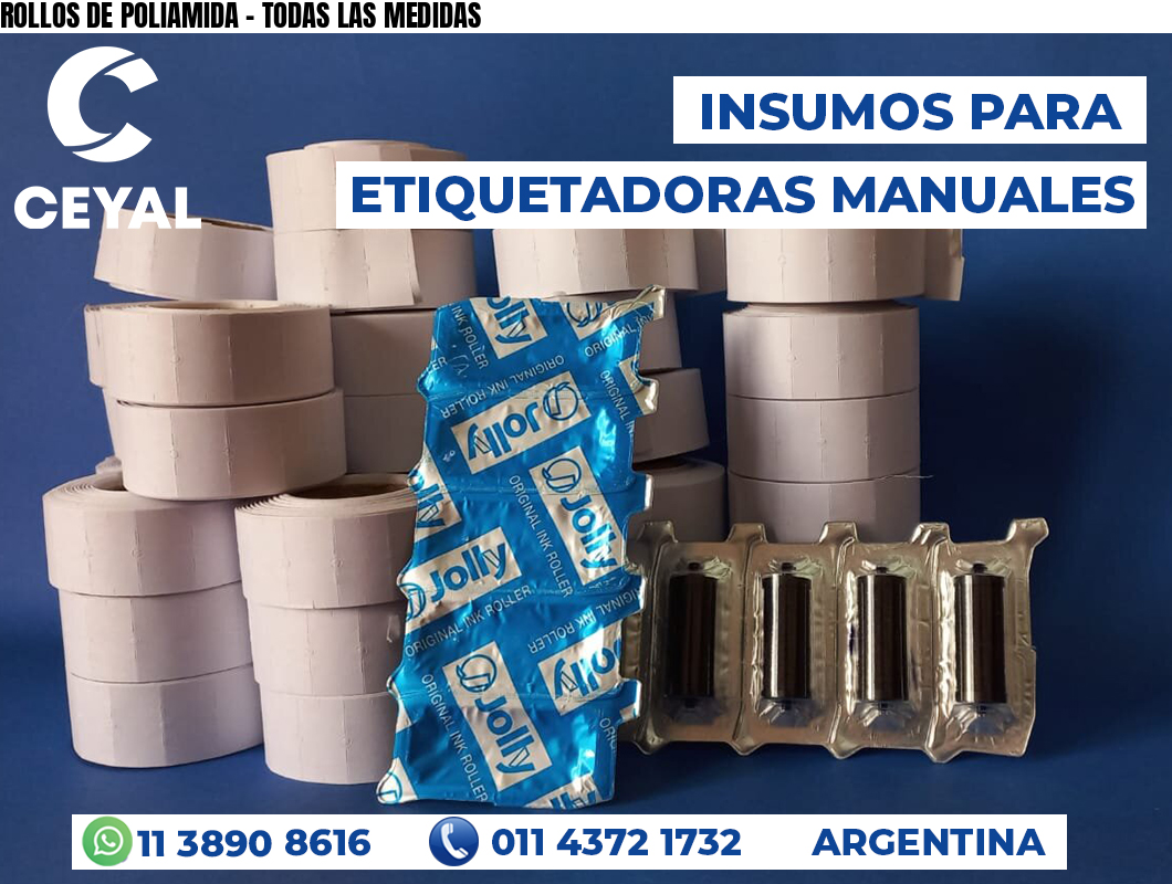 ROLLOS DE POLIAMIDA - TODAS LAS MEDIDAS