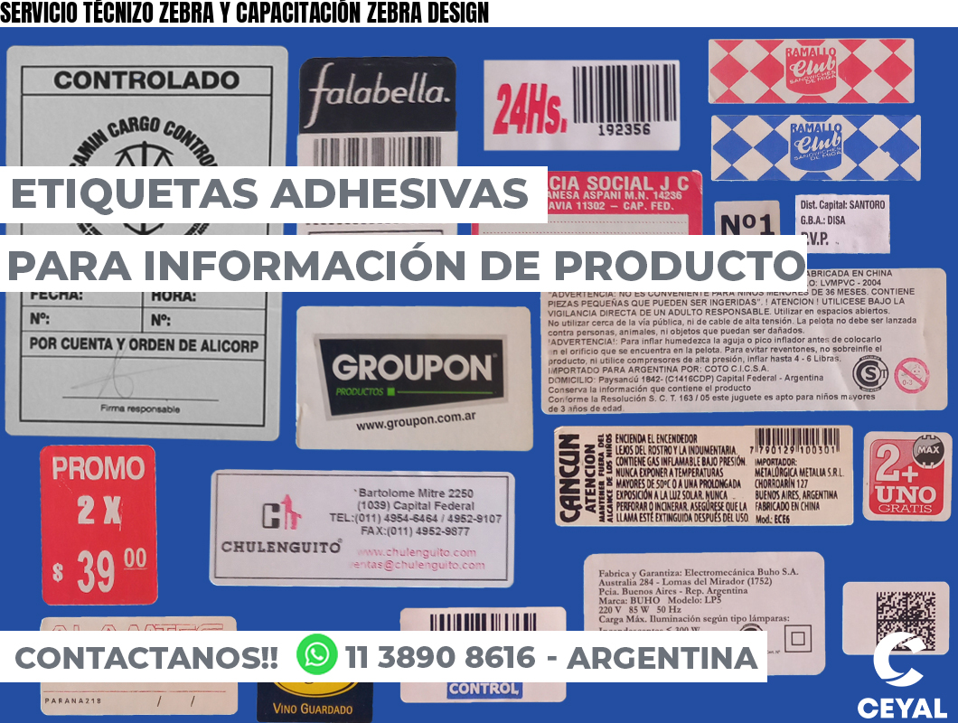 SERVICIO TÉCNIZO ZEBRA Y CAPACITACIÓN ZEBRA DESIGN