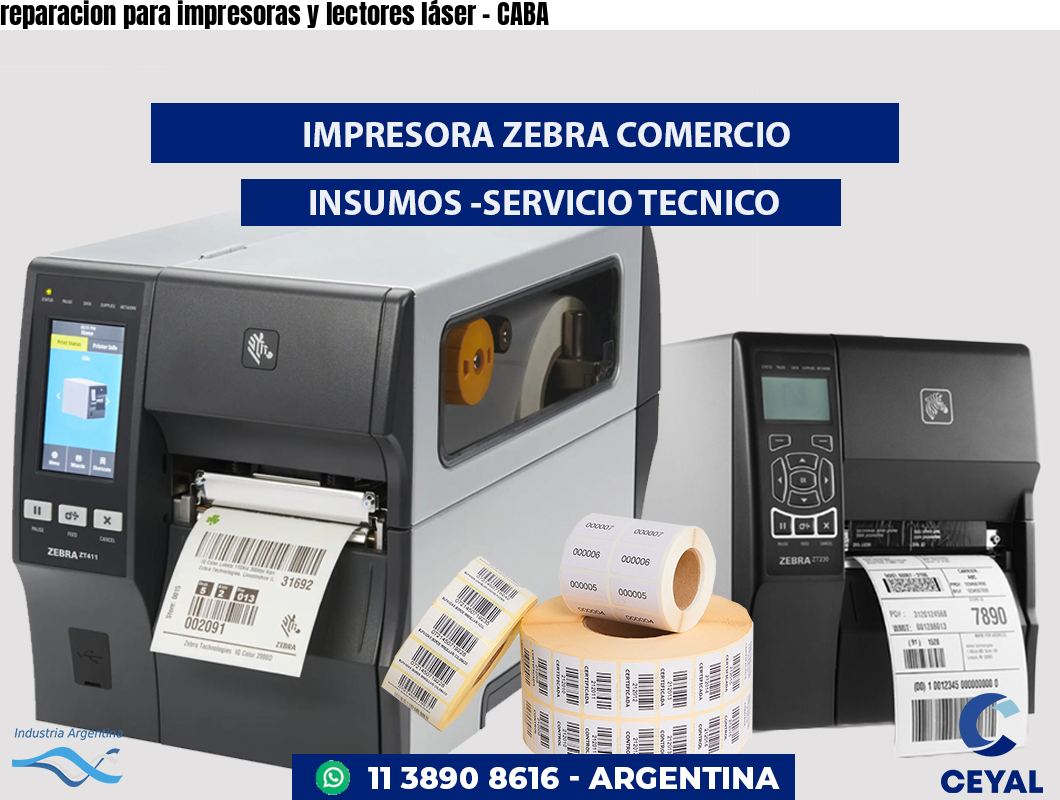 reparacion para impresoras y lectores láser - CABA