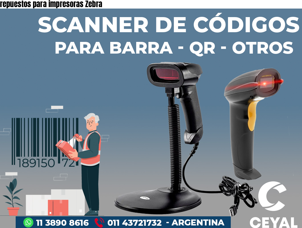 repuestos para impresoras Zebra