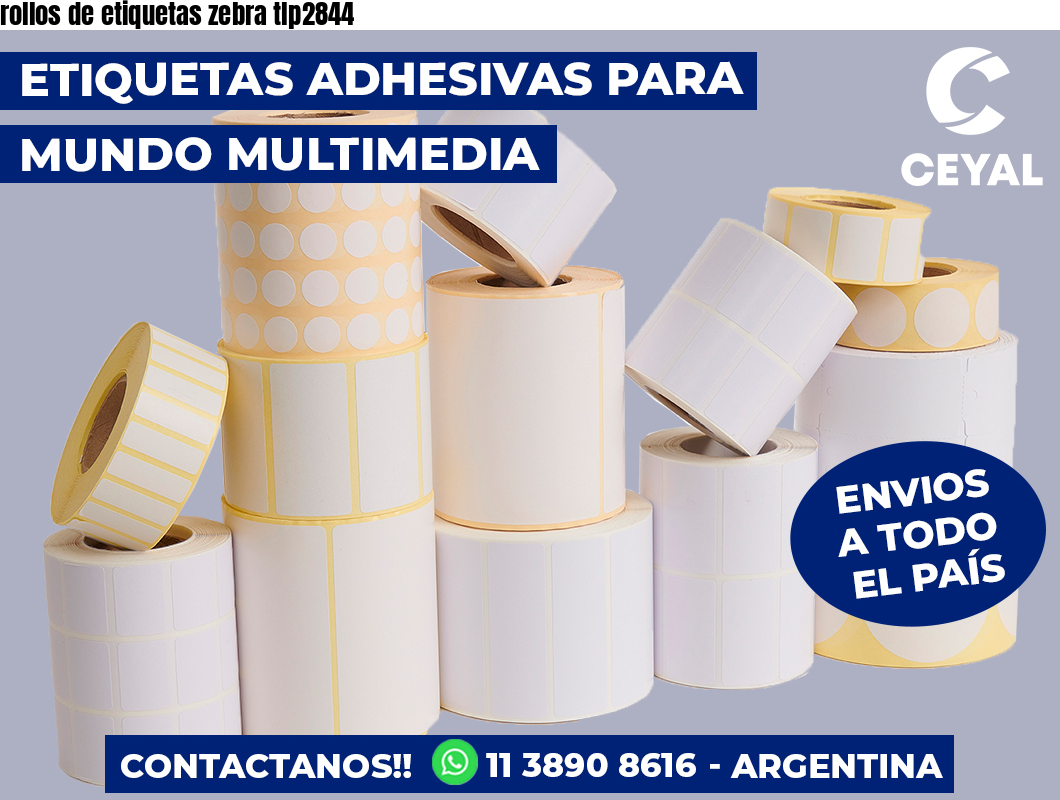 rollos de etiquetas zebra tlp2844