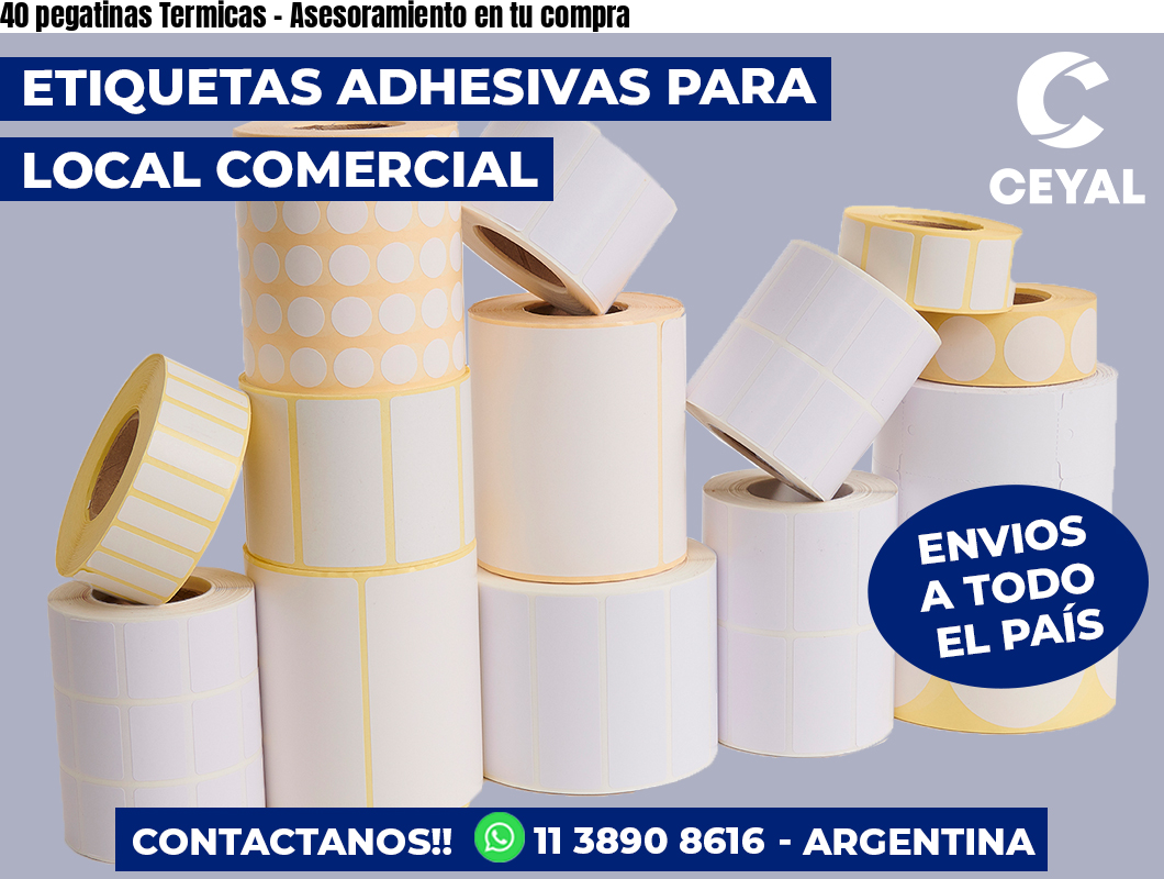 40 pegatinas Termicas – Asesoramiento en tu compra