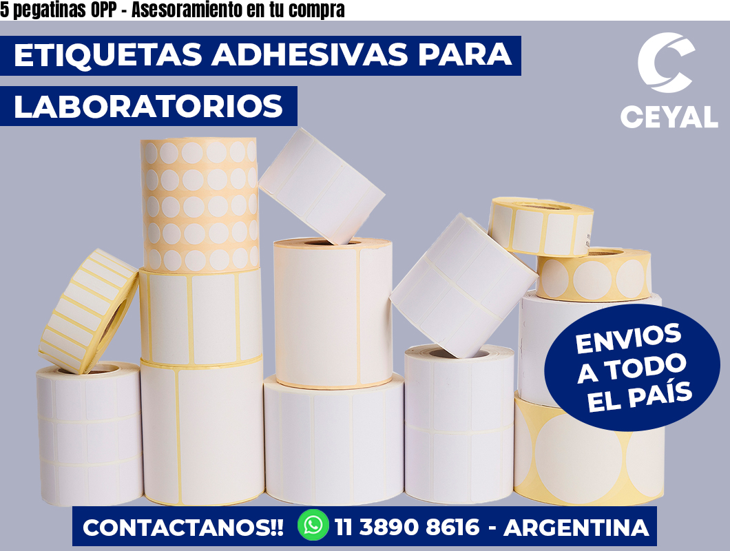 5 pegatinas OPP – Asesoramiento en tu compra
