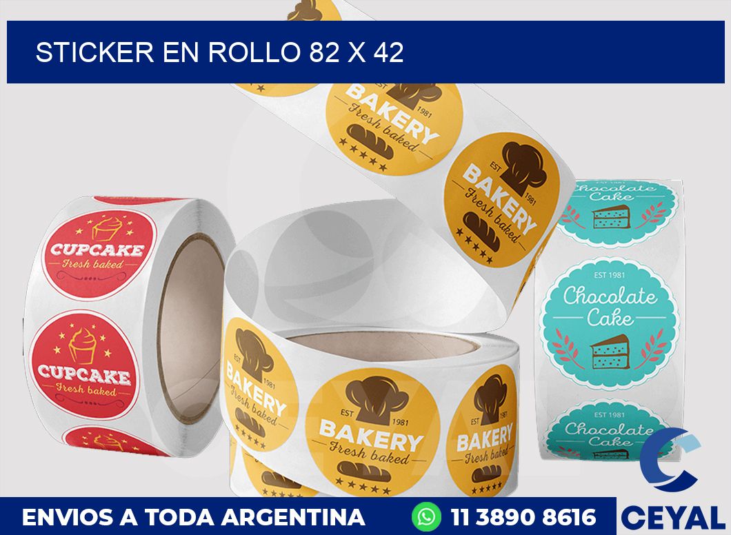 sticker en rollo 82 x 42