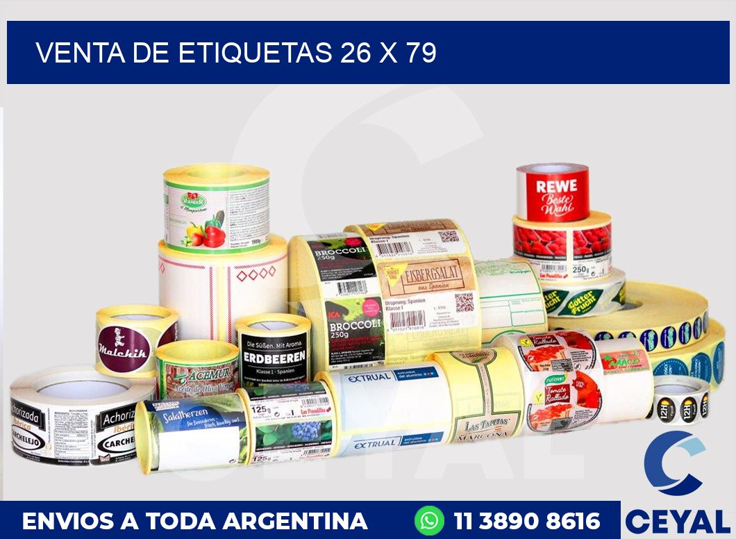venta de etiquetas 26 x 79